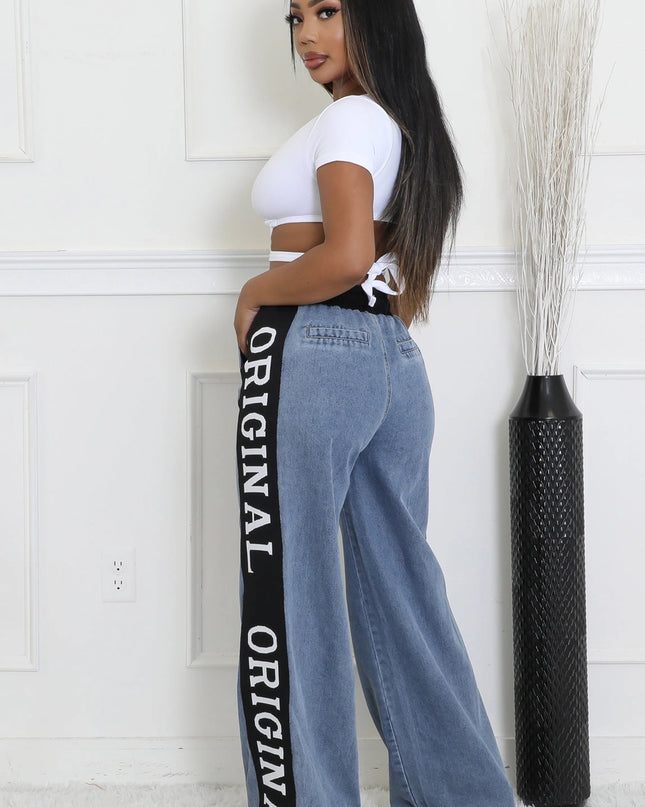 Original Denim Wide Pants