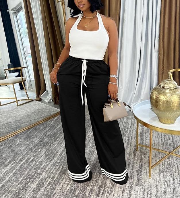 The Wide Leg Casual Pants