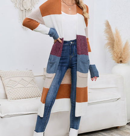 Color Block Cardigan