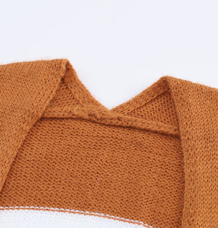 Color Block Cardigan