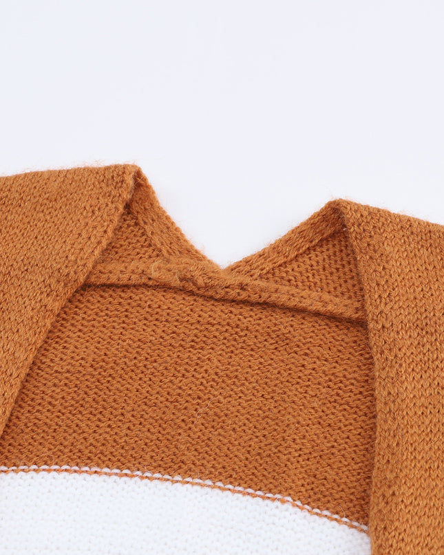 Color Block Cardigan