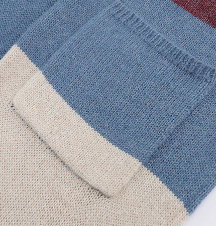 Color Block Cardigan