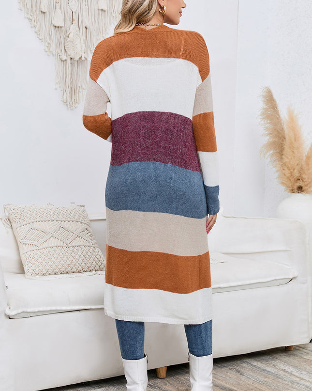 Color Block Cardigan