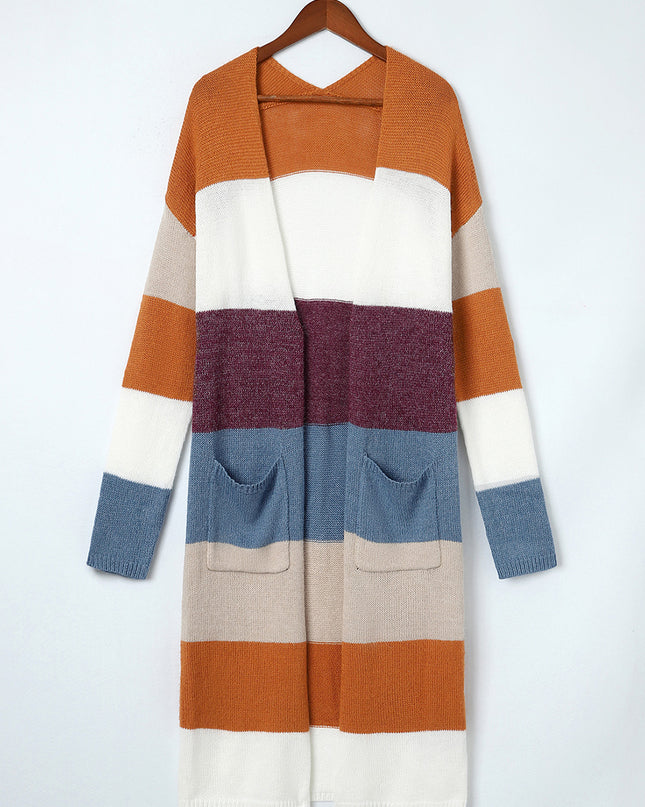 Color Block Cardigan