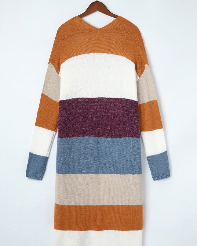 Color Block Cardigan