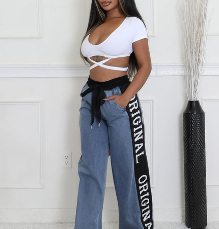 Original Denim Wide Pants